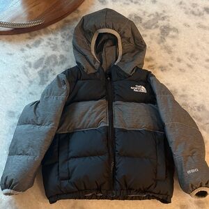 The North Face Hooded Reversible Puffer Jacket